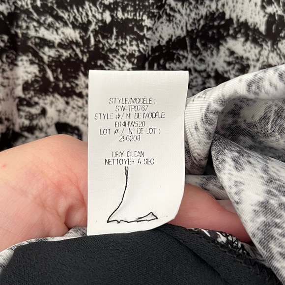 Helmut Lang Resid Print Satin Top Size Medium - Picture 8 of 11